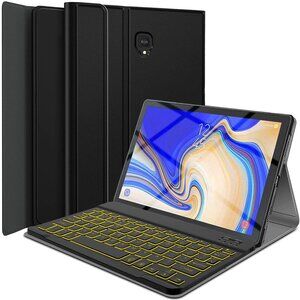 Galaxy Tab S4 10.5 Keyboard Case – 7-Color Backlit, Detachable Wireless Keyboard